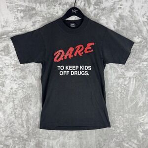 Vintage DARE To Resist Drugs And Violence T-Shirt Mens Size Medium 90s USA